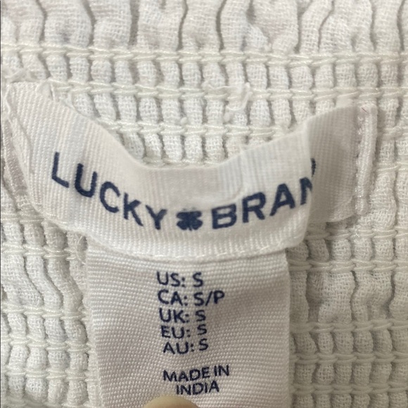 Lucky Brand Blue and White Tiered Sundress - Picture 2 of 11